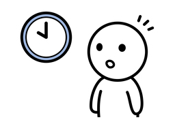 at that timeのイラスト